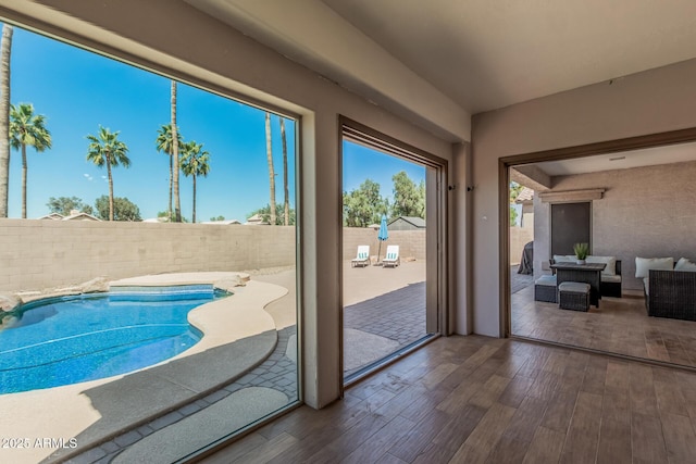 240 W Brooks St, Gilbert, AZ 85233 - interior space with wood finished floors
