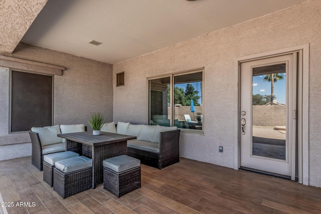 240 W Brooks St, Gilbert, AZ 85233 - view of patio / terrace with outdoor lounge area and visible vents
