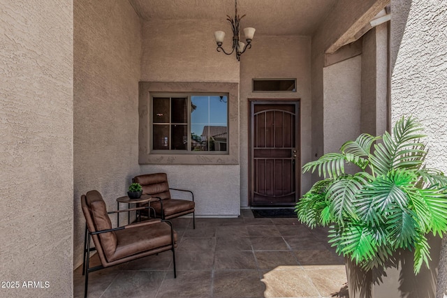 240 W Brooks St, Gilbert, AZ 85233 - entrance to property featuring a patio area and stucco siding
