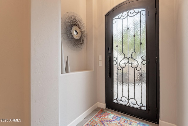 entryway with plenty of natural light