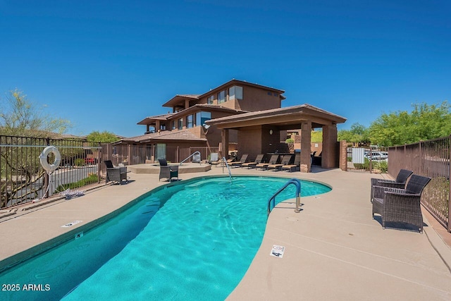 16248 E Ridgeline Dr, Fountain Hills, AZ 85268 - community pool featuring a patio area and a fenced backyard