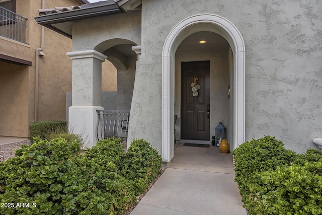 view of entrance to property