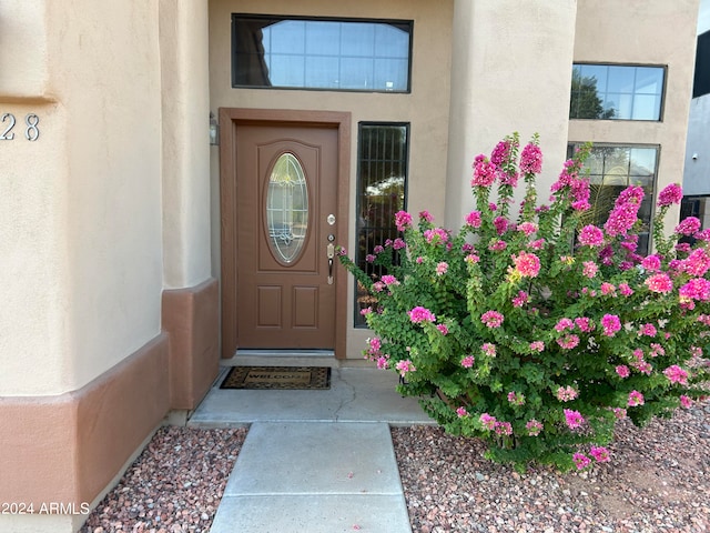 view of property entrance