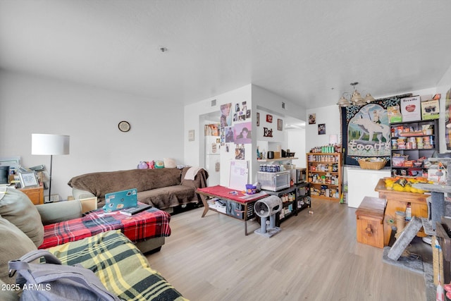 living room featuring wood finished floors