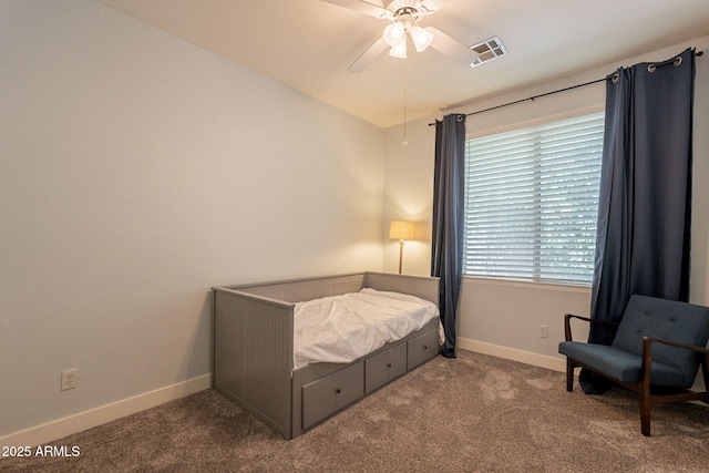 1635 E Harrison St, Chandler, AZ 85225 - carpeted bedroom featuring baseboards and a ceiling fan