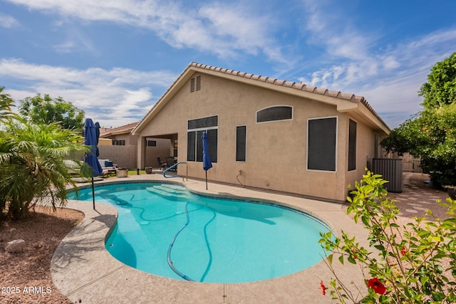 1635 E Harrison St, Chandler, AZ 85225 - view of swimming pool with a patio area