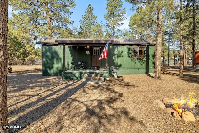 view of outdoor structure