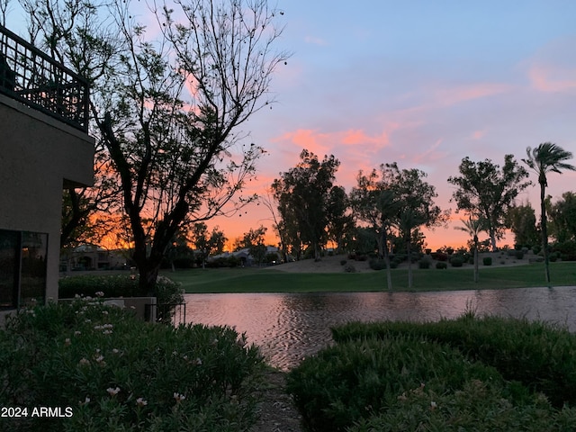 property view of water