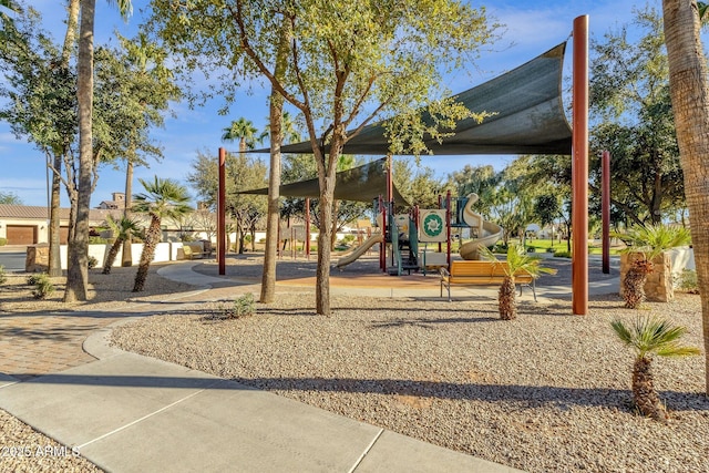 view of community playground