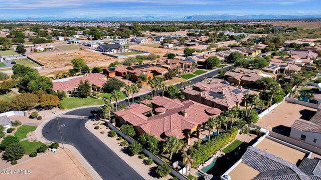 aerial view featuring a residential view