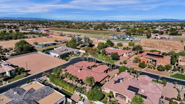 bird's eye view featuring a residential view