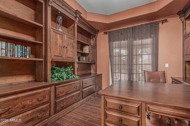 23644 N 67th Ave, Peoria, AZ 85383 - home office featuring dark wood-style flooring
