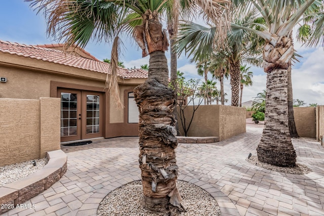 23644 N 67th Ave, Peoria, AZ 85383 - view of patio featuring fence and french doors