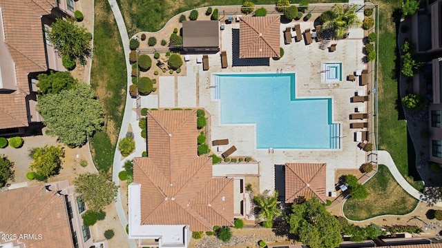 drone / aerial view