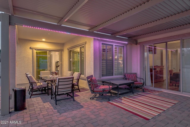 view of patio / terrace with outdoor dining space