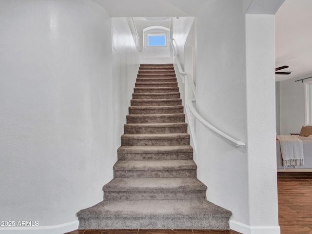 16322 N 171st Dr, Surprise, AZ 85388 - stairs featuring wood finished floors and baseboards