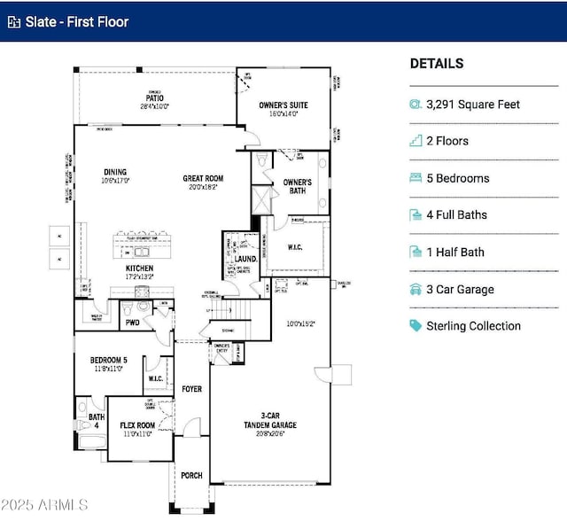 23055 E Watford Dr, Queen Creek, AZ 85142 - floor plan / room layout
