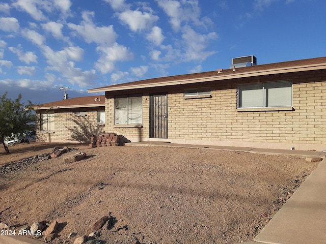 view of ranch-style home