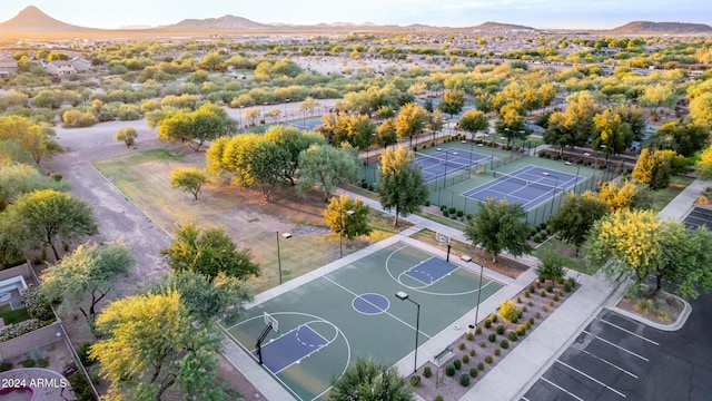 7790 W Noble Prairie Way, Florence, AZ 85132 - drone / aerial view featuring a mountain view