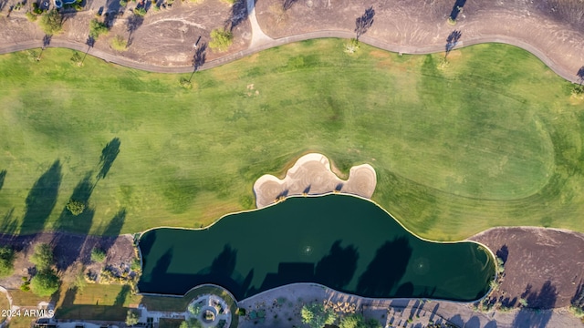 7790 W Noble Prairie Way, Florence, AZ 85132 - bird's eye view with view of golf course and a water view