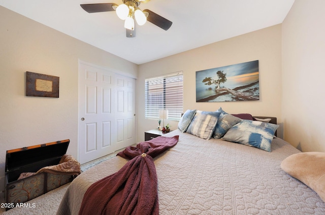 11207 W Turney Ave, Phoenix, AZ 85037 - bedroom with ceiling fan