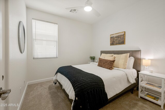 1812 E Parkside Ln E, Phoenix, AZ 85024 - carpeted bedroom featuring baseboards and ceiling fan