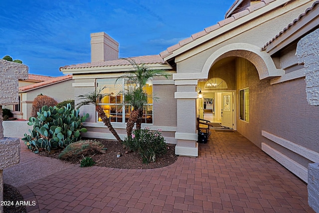 exterior space with a patio area