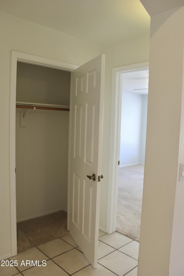 view of closet