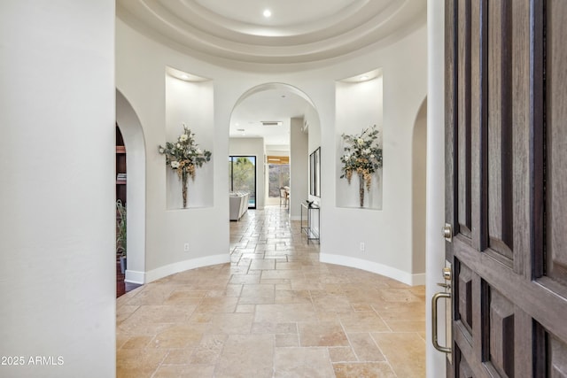 view of entrance foyer