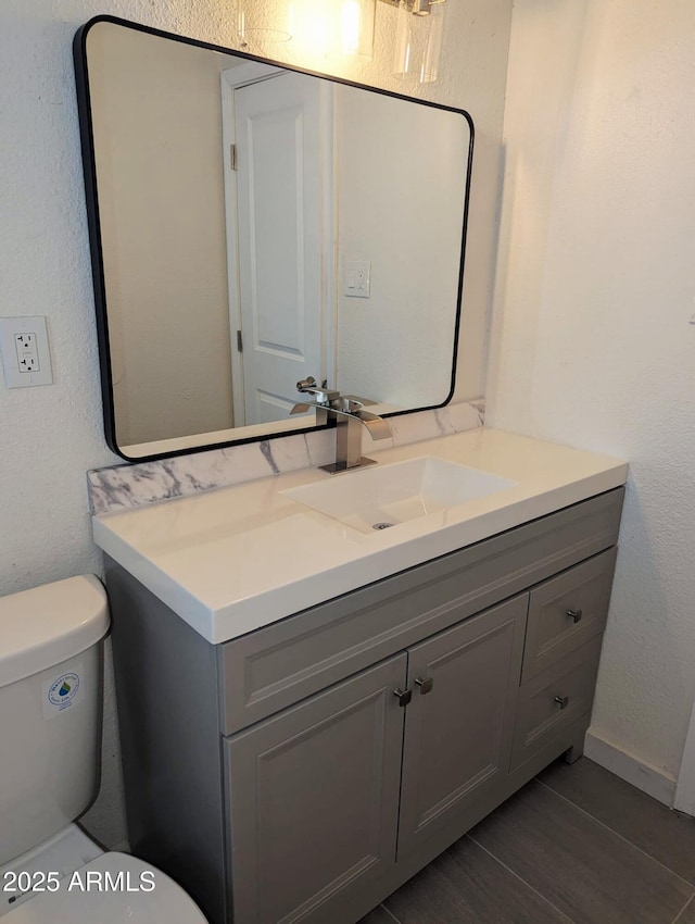 3421 W Montecito Ave, Phoenix, AZ 85017 - half bath with vanity and wood finished floors