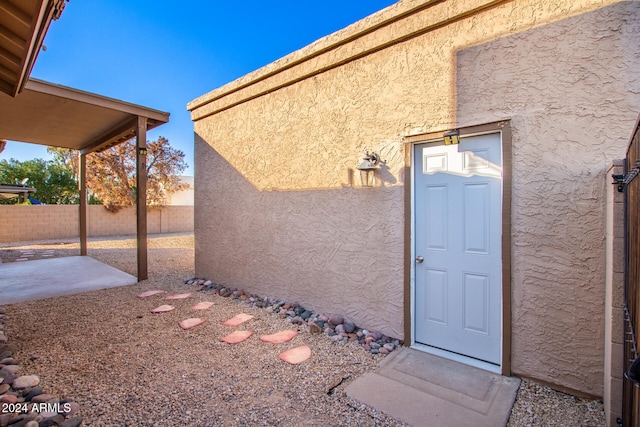 view of property entrance