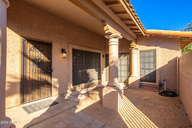 view of property entrance