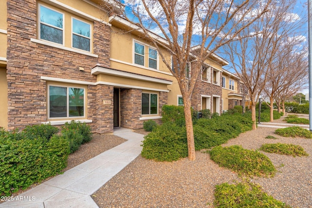 view of townhome / multi-family property