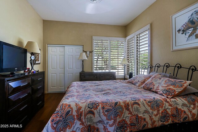 32516 N 68th Pl, Scottsdale, AZ 85266 - bedroom featuring dark wood-style floors