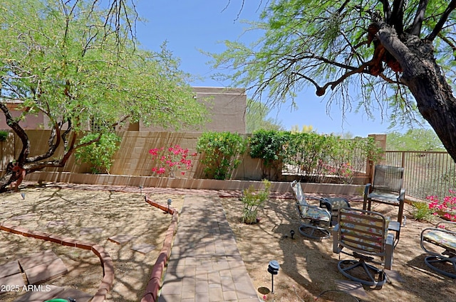32516 N 68th Pl, Scottsdale, AZ 85266 - fenced backyard with a patio area