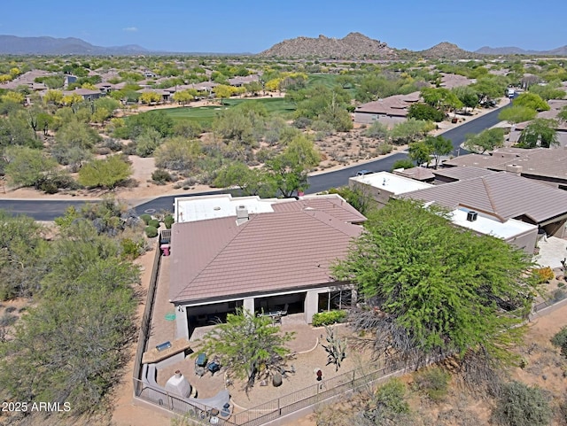 32516 N 68th Pl, Scottsdale, AZ 85266 - aerial perspective of suburban area featuring a mountainous background