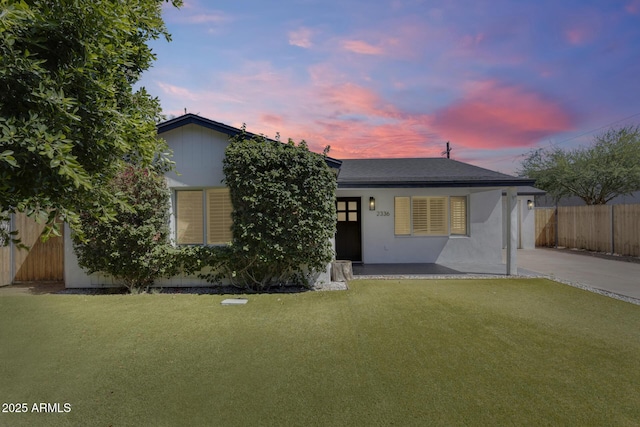 2336 E Flower St, Phoenix, AZ 85016 - view of front of home with stucco siding