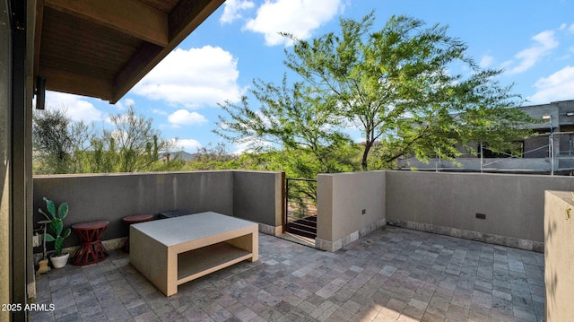 6525 E Cave Creek Rd Unit 40, Cave Creek, AZ 85331 - view of patio / terrace featuring a balcony