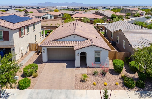 21595 S 225th Way, Queen Creek, AZ 85142 - drone / aerial view with a residential view