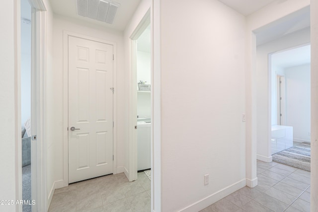 21595 S 225th Way, Queen Creek, AZ 85142 - hall with visible vents, baseboards, and light tile patterned floors
