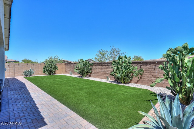 21595 S 225th Way, Queen Creek, AZ 85142 - view of yard featuring a fenced backyard and a patio area