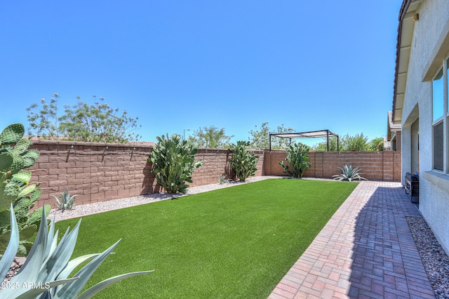 21595 S 225th Way, Queen Creek, AZ 85142 - view of yard with a fenced backyard and a patio area