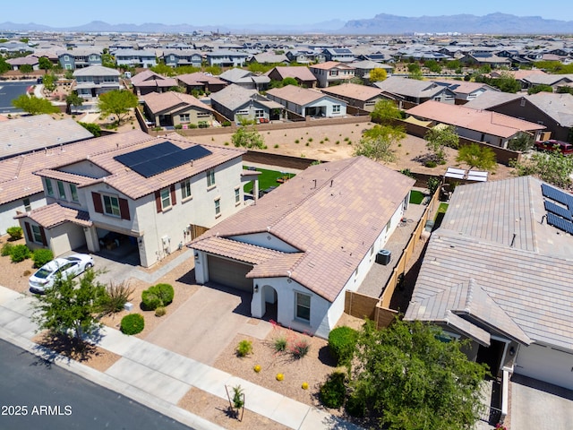 21595 S 225th Way, Queen Creek, AZ 85142 - birds eye view of property with a residential view