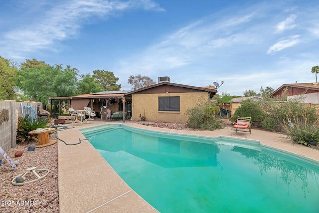 4417 W Sandra Cir, Glendale, AZ 85308 - view of pool featuring a fenced in pool, a patio, and a fenced backyard