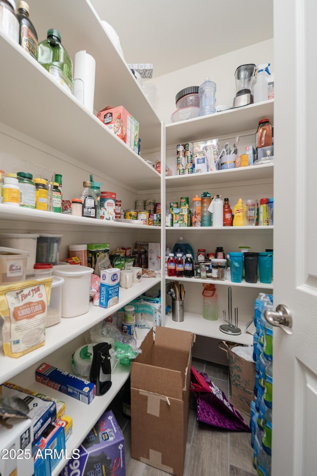 view of pantry