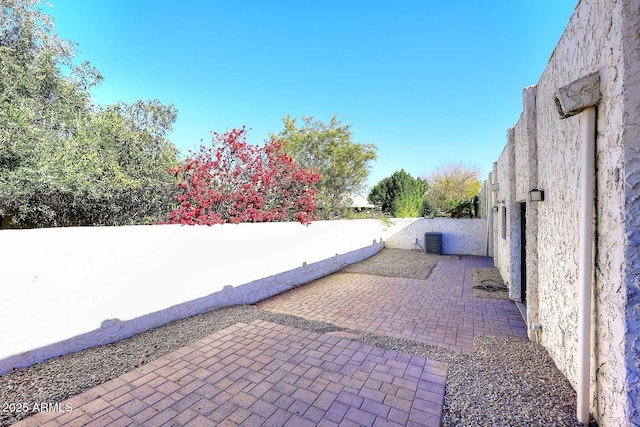 view of patio / terrace featuring cooling unit