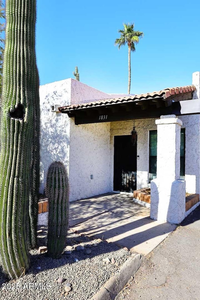 view of front of home