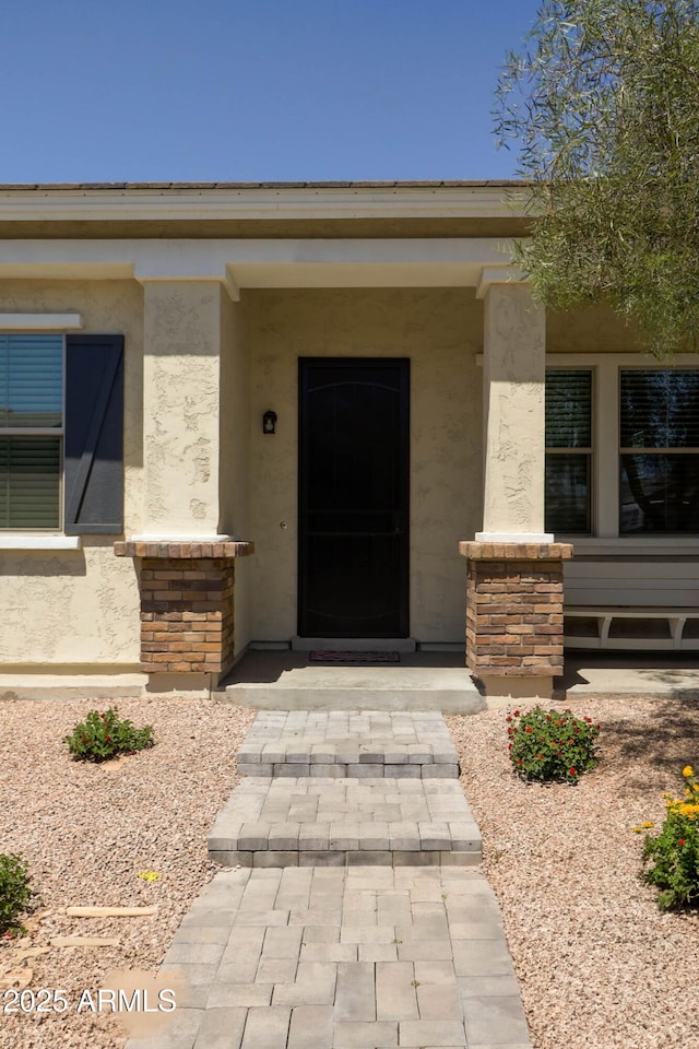 324 N 56th Pl, Mesa, AZ 85205 - property entrance featuring stucco siding