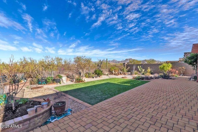 view of patio / terrace featuring a fenced backyard