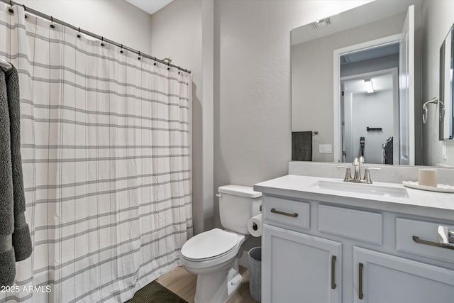 5430 W Notch Hill Rd, Laveen, AZ 85339 - full bath with toilet, vanity, and curtained shower